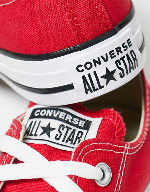 Converse Chuck Taylor All Star Ox trainers in red