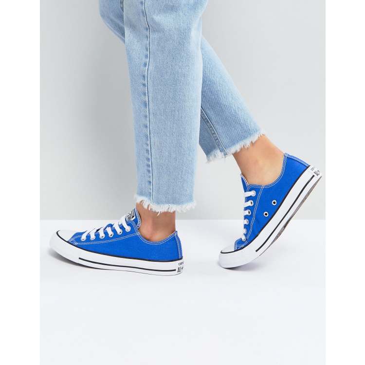 Royal blue converse womens on sale shoes