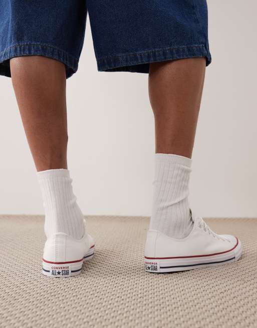 Converse – Chuck taylor all star ox – Vita sneakers, 4 av 4