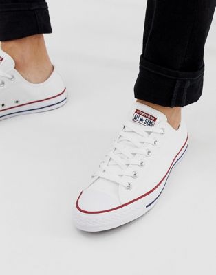 Converse – Chuck Taylor All Star Ox – Weiße Sneaker, M7652C | ASOS