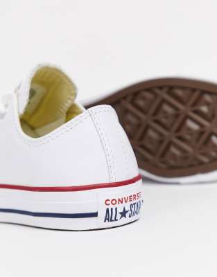 white leather chuck taylors