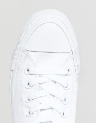 converse chuck taylor all star ox white trainers