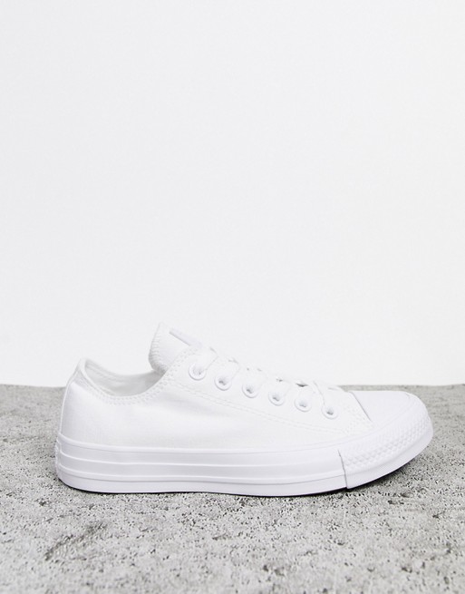 Converse Chuck Taylor All Star Ox White Monochrome Trainers