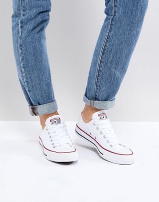 Converse Chuck Taylor All Star ox white sneakers | ASOS