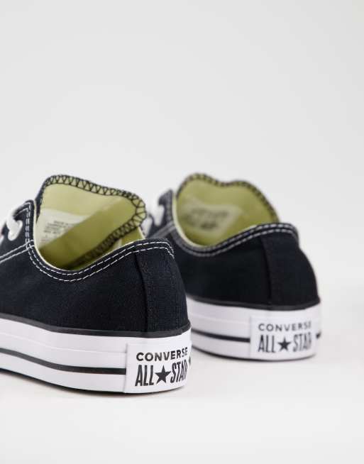 Optimistisch Kan worden genegeerd Tijdig Converse Chuck Taylor All Star Ox Wide Fit canvas sneakers in black | ASOS