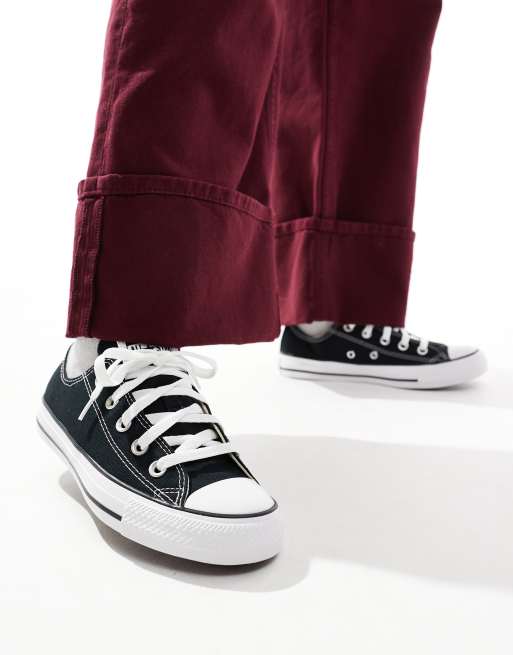 Converse – Chuck Taylor All Star Ox – Wide Fit – Czarne buty sportowe, 5 z 5
