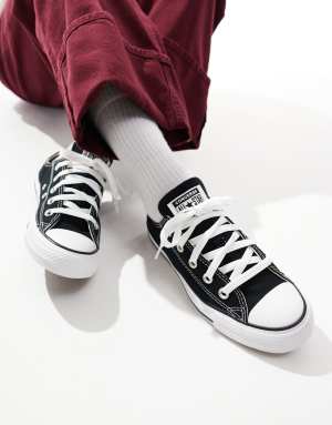 Converse Chuck Taylor All Star Ox Wide Fit trainers in black