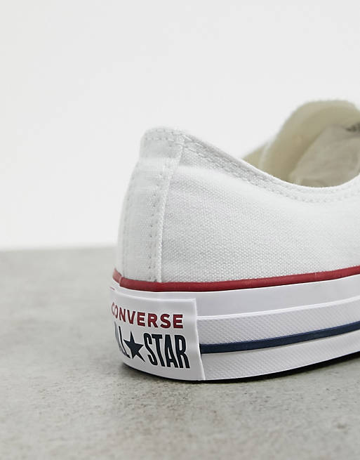  Converse Chuck Taylor All Star Ox Wide Fit trainers in white 