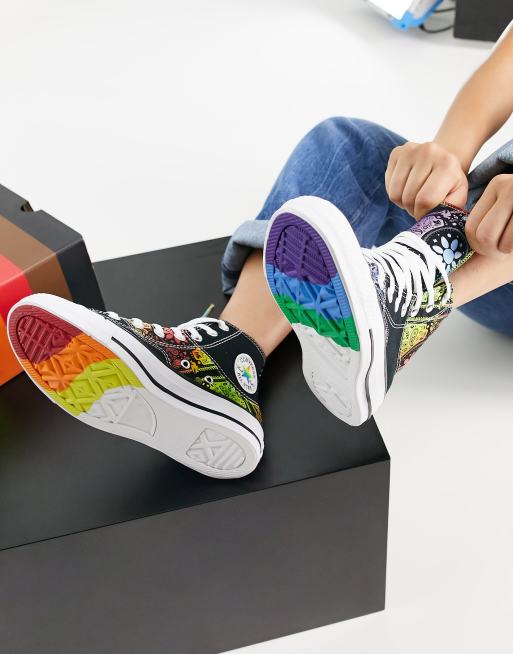 Converse semelle multicolore online