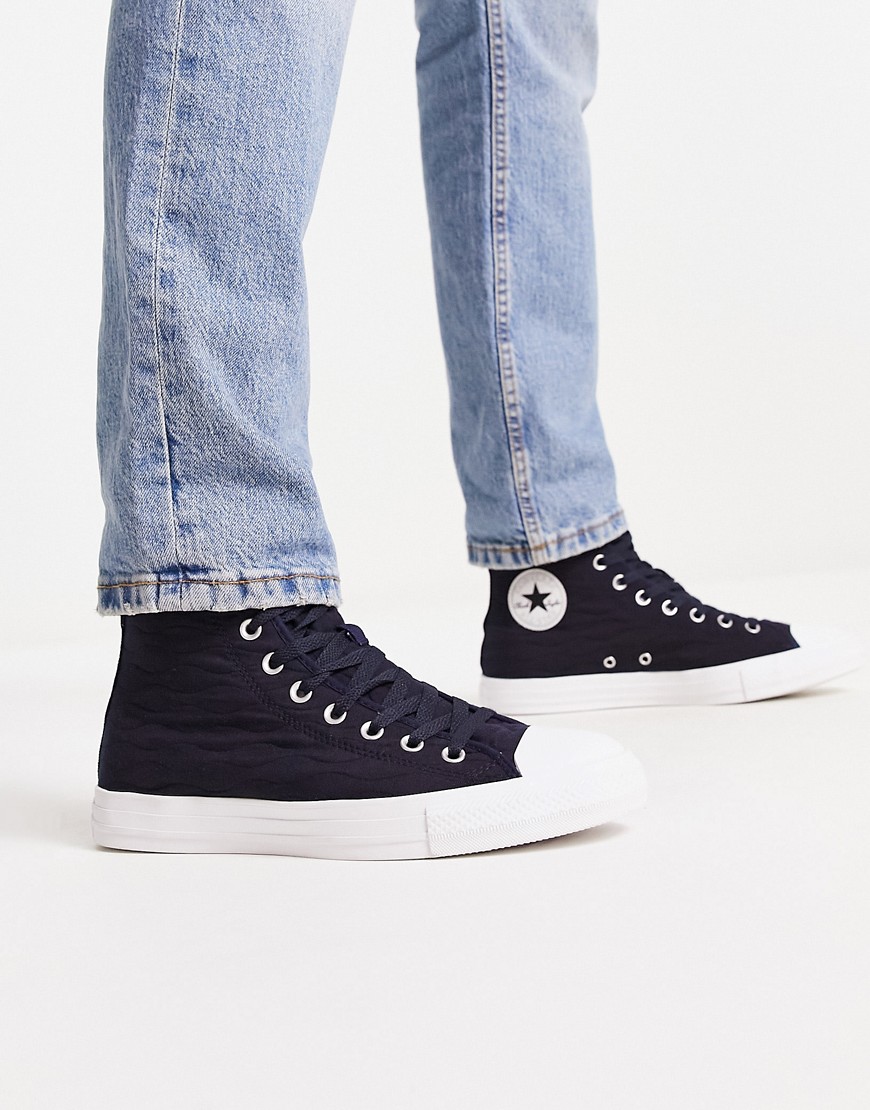Chuck Taylor All Star quilted cozy utility sneakers in black