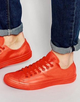 Converse Chuck Taylor All Star Rubber Plimsolls In Red 151164C | ASOS