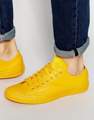 Converse Chuck Taylor All Star Rubber Plimsolls In Yellow 151166C | ASOS
