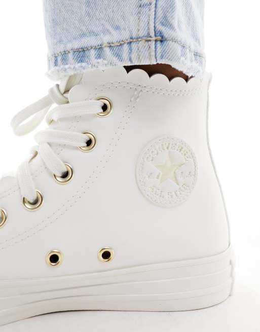 Converse Chuck Taylor All Star Sneaker in Uni WeiB ASOS
