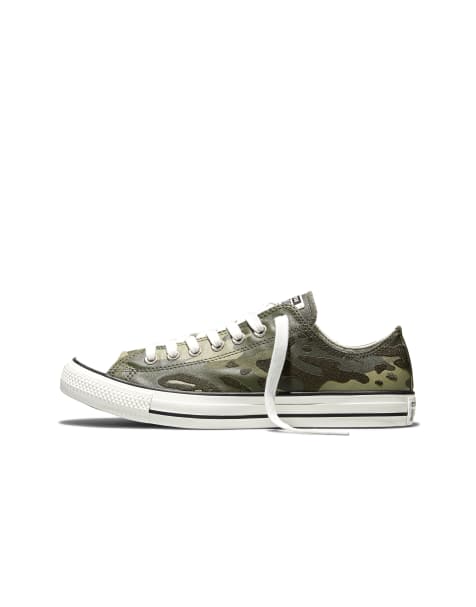 Converse – Chuck Taylor All Star – Sneaker mit Military-Muster in Utility-Grün / Weiß / Schwarz - view 1