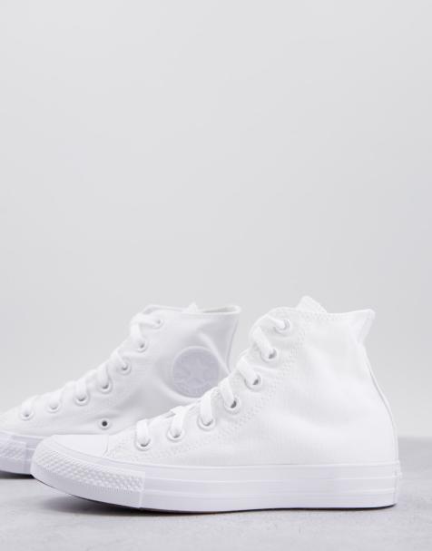 Converse - Chuck Taylor All Star - Sneakers alte bianco monocromatico - view 1