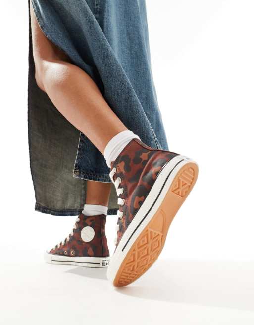 Felpa converse leopardata outlet