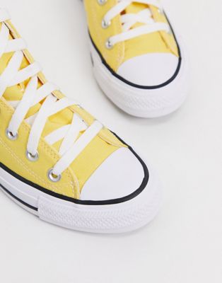 scarpe alte gialle