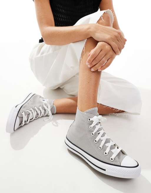 Converse Chuck Taylor All Star Sneakers alte grigie ASOS