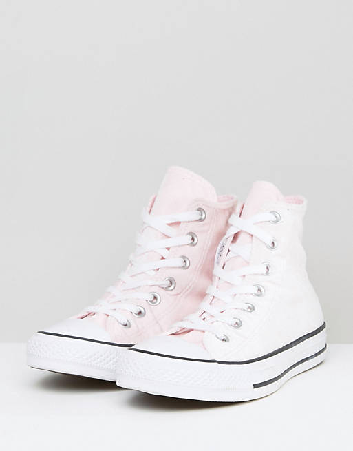 Converse - Chuck Taylor All Star - Sneakers alte in velluto rosa انزيمات هاضمة