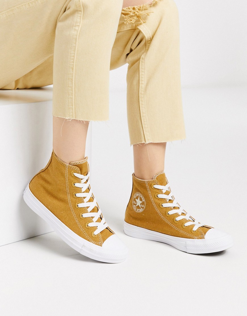 Converse - Chuck Taylor All Star - Sneakers alte rivisitate color naturale-Crema