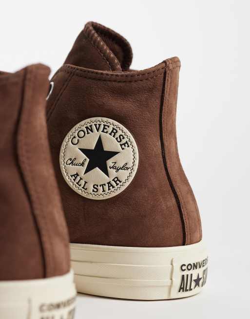 Converse Chuck Taylor All Star sneakers i brun og creme, 4 af 5