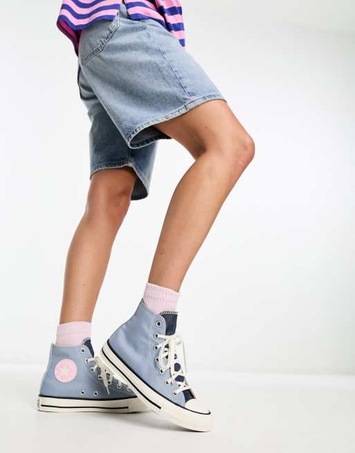 Blue jean outlet chuck taylors