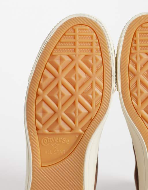 Converse Chuck Taylor All Star sneakers in brown and cream, 5 of 5