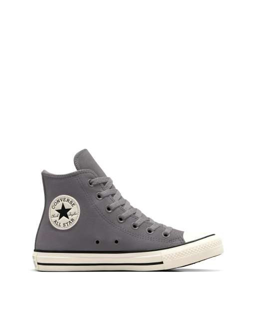 Converse Chuck Taylor All Star Sneakers in camoscio grigie ASOS