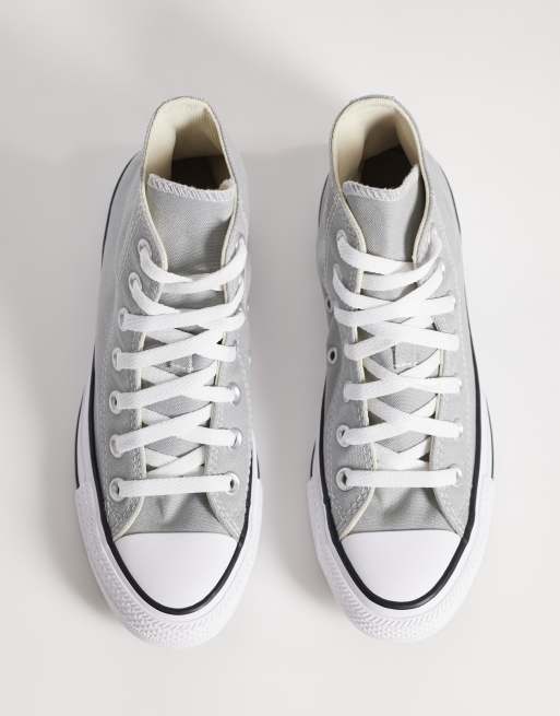 Converse Chuck Taylor All Star sneakers in grijs, 3 van 5