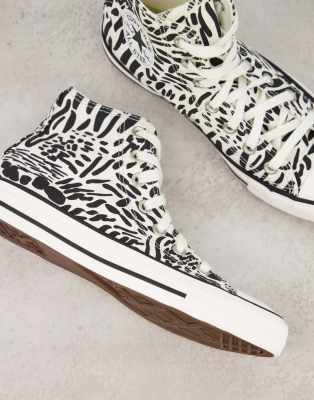 asos leopard print converse
