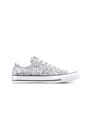 Converse Chuck Taylor - All Star - Sneakers in luipaardprint in grijs/wit - view 1