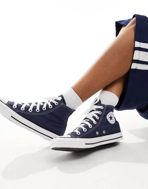 Cheap navy shop converse