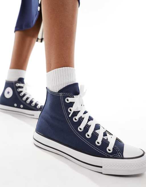 Converse dance shop navy