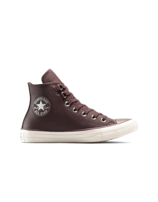 Converse - Chuck Taylor All Star - Sneakers in pelle color totally fudged/egret