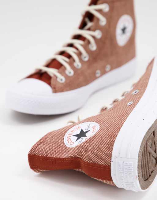 Converse bianche outlet stoffa