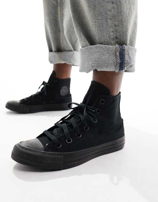 Converse Chuck Taylor All Star sneakers in triple black | ASOS