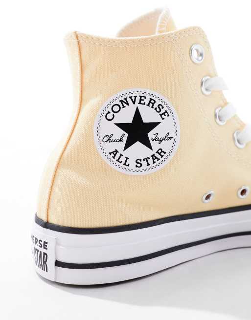 Asos yellow converse best sale