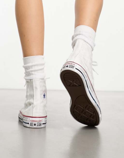 Converse all star bianche alte outlet 36