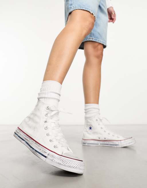 All star alte store bianche prezzo