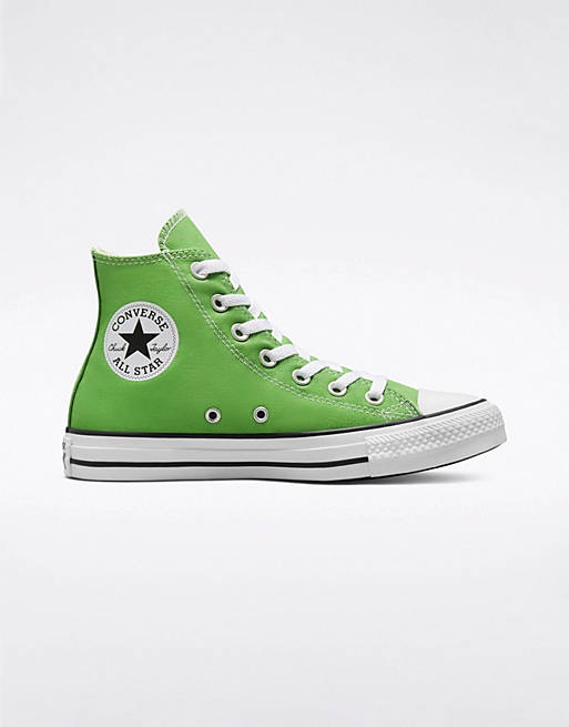 Converse - Chuck Taylor All Star - Sneakers unisex alte verde lime