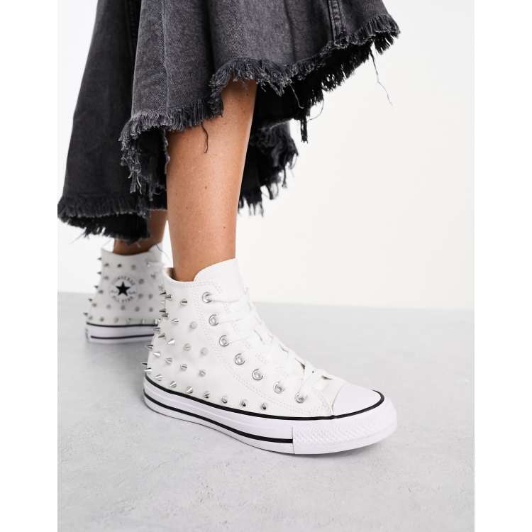 Converse Chuck Taylor All Star Studded sneakers in white ASOS