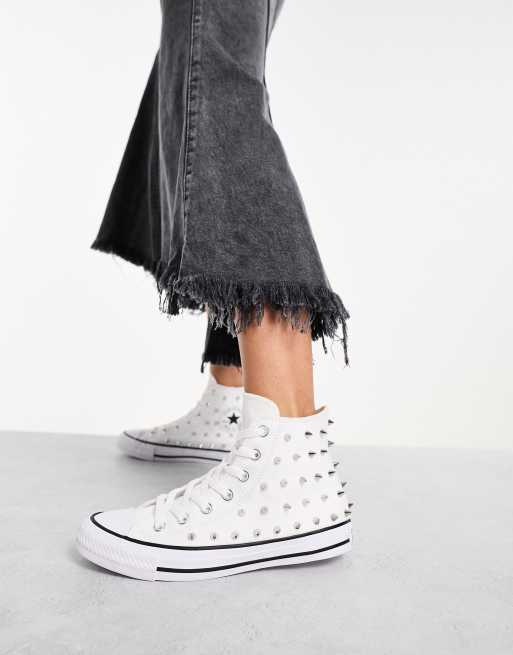 Converse Chuck Taylor All Star Studded sneakers in white ASOS