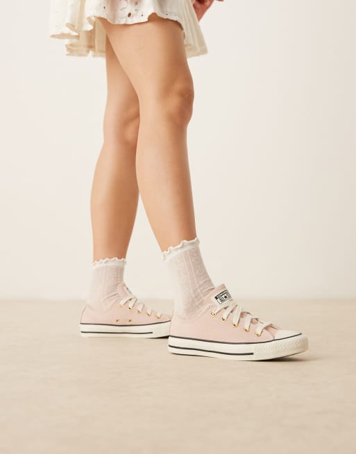 Converse Chuck Taylor All Star Suede sneaker in light pink