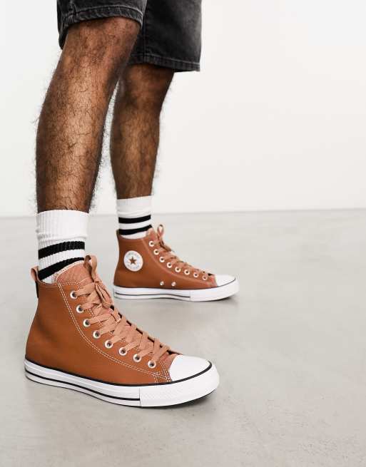 Converse Chuck Taylor All Star Tectuff Hi sneakers in orange ASOS