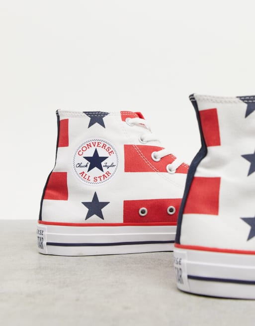 Converse all star hot sale stars and stripes