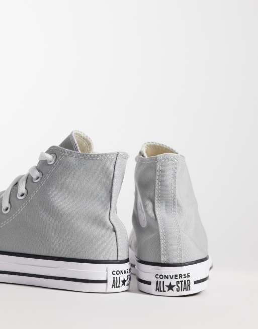 Converse Chuck Taylor All Star trainers in grey, 4 of 5