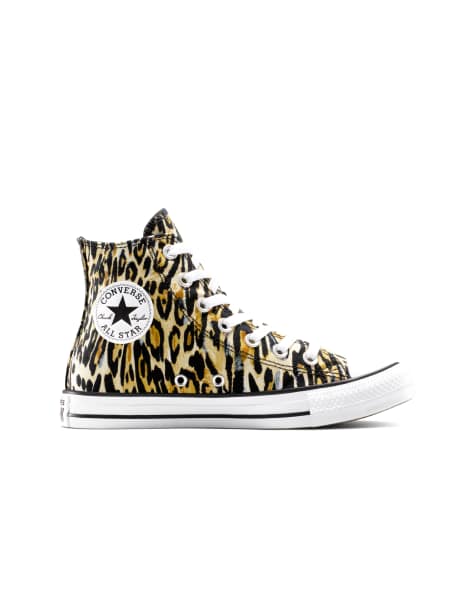 Converse Chuck Taylor All Star trainers in leopard print - view 1