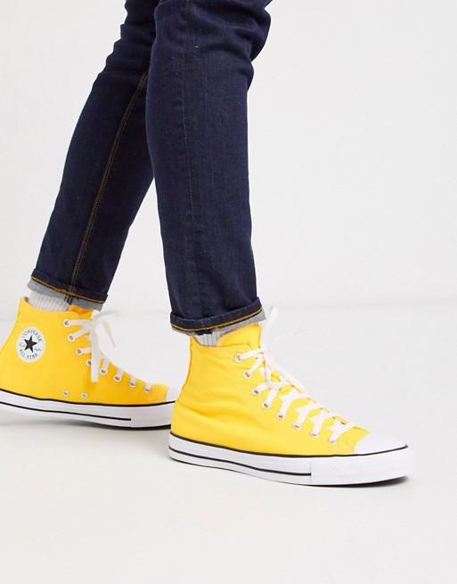Converse Chuck Taylor All Star trainers in orange