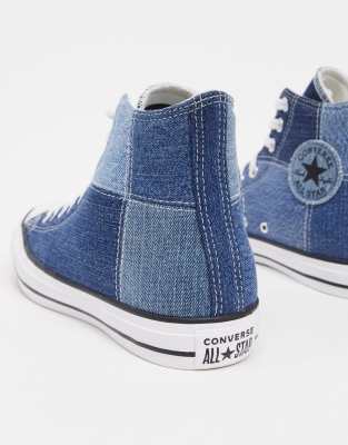 blue jean chuck taylors