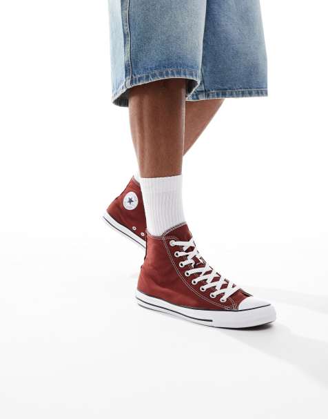 Converse – Chuck Taylor All Star – Vinröda sneakers med höga skaft - view 1